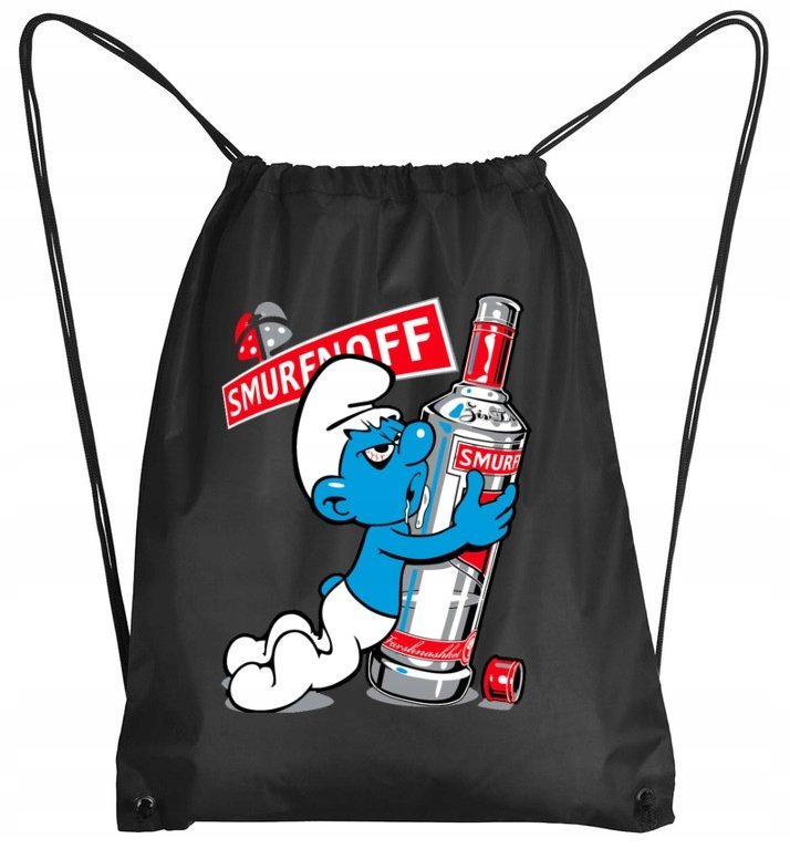 3189 PLECAK WOREK SZKOLNY SMERFY SMURFNOFF SMURF