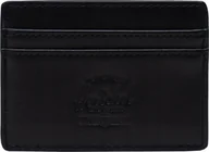 Portfele - Herschel Herschel Charlie Leather RFID Wallet 11146-00001 Czarne One size - miniaturka - grafika 1