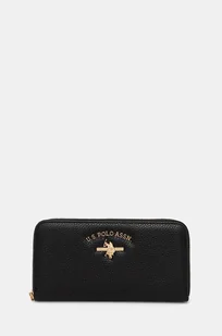 U.S. Polo Assn. portfel Stanford damski kolor czarny WIUSS6207WVP - Portfele - miniaturka - grafika 1