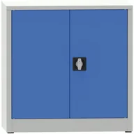 Pozostałe wyposażenie warsztatu - PARTNER B2B Warsztatowa szafa półkowa na narzędzia KOVONA JUMBO, 1 półka, spawana, 800 x 500 x 800 mm, szara / niebieska 178637 - miniaturka - grafika 1