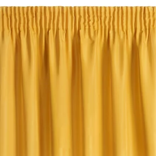 Eurofirany Zasłona RITA musztardowa 140 cm x 270 cm - Zasłony - miniaturka - grafika 1