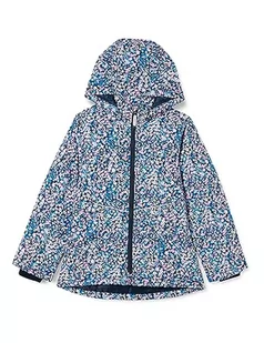Bestseller A/S Dziewczęca kurtka Nkfmaxi Small Flowers, Dark Sapphire, 134 cm - Kurtki i płaszcze dla dziewczynek - miniaturka - grafika 1