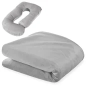 Poduszki do karmienia - Pokrowiec na Poduszkę ciążową Poduszkę do karmienia xxl Poduszka boczna do spania Poduszka ciążowa duża poduszka komfortowa Poduszka pozycjonująca w.. - miniaturka - grafika 1