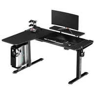 Biurka - ULTRADESK Winger Czarny - miniaturka - grafika 1