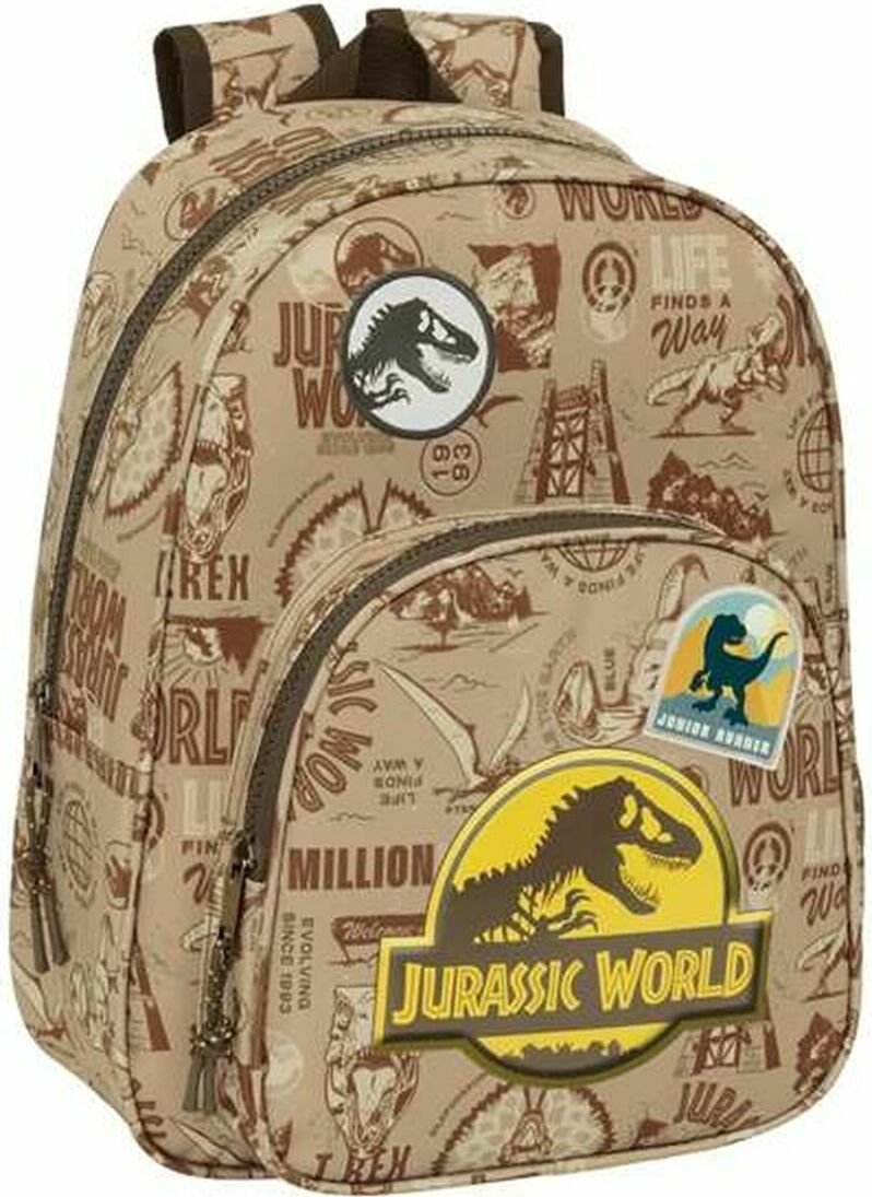Plecak szkolny Jurassic World Beige 27 x 33 x 10 cm