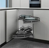 Meble modułowe i akcesoria - Kosz Cargo Nerka Prawy 500 Cichy Domyk Antracyt - miniaturka - grafika 1