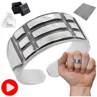 Pierścionki - Sygnet srebrny pr. 925 PIERŚCIEŃ ATLANTÓW Srebro Oksydowane + Grawer r.26 - miniaturka - grafika 1