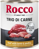 Mokra karma dla psów - Rocco Classic Trio di Carne edycja specjalna - 24 x 800g - miniaturka - grafika 1