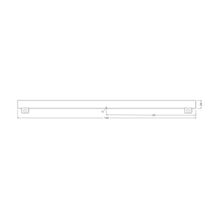 OSRAM Żarówka liniowa LED S14s 9,9W żarówka rurkowa 2700K 100cm matowa - Żarówki LED - miniaturka - grafika 1
