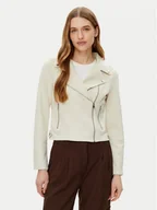 Kurtki damskie - Vero Moda Kurtka z imitacji skóry Jose 10300938 Beżowy Regular Fit - miniaturka - grafika 1