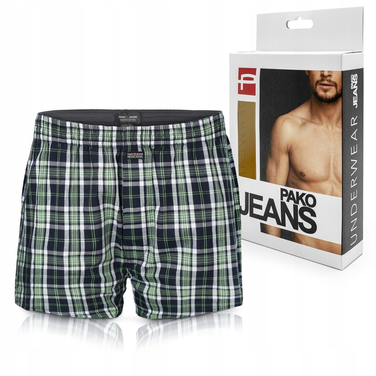 Bokserki Luźne Męskie z Rozcięciem Wygodna Piżama Prezent dla Niego Pudełko