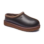 Kapcie damskie - UGG Skórzane mule W TASMAN LTHR REGEN z dodatkiem wełny - miniaturka - grafika 1