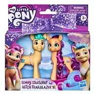 Figurki dla dzieci - Hasbro, My Little Pony Movie Bff Adventures Ast - Sunny I Hitch - miniaturka - grafika 1