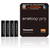 Baterie i akcesoria - Panasonic Eneloop PRO R03/AAA 930mAh 4szt sliding pack BK-4HCDE/4LE - miniaturka - grafika 1