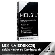 Układ moczowy i płciowy - PRZEDSIĘBIORSTWO PRODUKCJI FARMACEUTYCZNEJ HASCO-L Mensil (Sildenafil 25mg) lek na impotencję 2 tabletki 3341671 - miniaturka - grafika 1