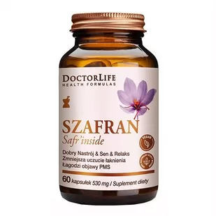 Doctor Life Szafran Safr'inside suplement diety 60 kapsułek - Suplementy naturalne - miniaturka - grafika 1