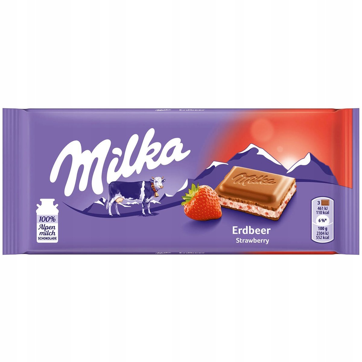 Milka Erdbeer 100g z Niemiec