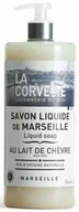 Mydła - Mydło Marsylskie w Płynie KOZIE MLEKO, La Corvette, 1000ml - miniaturka - grafika 1