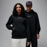 Bluzy męskie - Męska dzianinowa bluza z kapturem Chicago Air Jordan Wordmark - Czerń - miniaturka - grafika 1