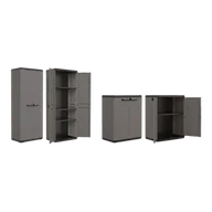 Skrzynie ogrodowe - Zestaw szaf gospodarczych KETER/KIS PIU SET - miniaturka - grafika 1