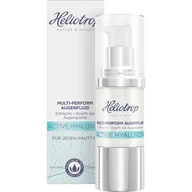 Kosmetyki pod oczy - Heliotrop Naturkosmetik ACTIVE HYALURON Multi-Perform fluid, z naturalnym kwasem hialuronowym, przeciwzmarszczkowy krem pod oczy dla bardziej jędrnej skóry i mniej zmarszczek, wegański, 20 ml - miniaturka - grafika 1