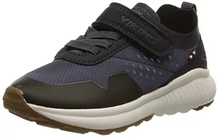 Viking Unisex dziecięce sneakersy Aery Sol Low Sneaker, granatowy, 18 EU - Sneakersy damskie - miniaturka - grafika 1