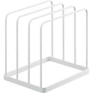 Biały metalowy organizer Yamazaki Tower - Pozostałe akcesoria kuchenne - miniaturka - grafika 1
