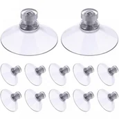 Zawiasy, okucia i inne akcesoria - Opakowanie 30 sztuk przyssawek z gwintem 41 mm i radełkowanymi nakrętkami, przezroczyste, odpowiednie do samochodów i osłon przeciwsłonecznych. - miniaturka - grafika 1