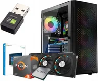 Zestawy komputerowe - KOMPUTER GAMINGOWY DO GIER RYZEN 5 5600 32GB RTX 4060 8GB M.2 1TB W11 4xRGB - miniaturka - grafika 1