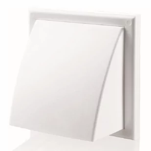 Vents Wylot ścienny z okapem 187 x 101 mm fi 125 mm brązowy - Wentylatory przemysłowe - miniaturka - grafika 1