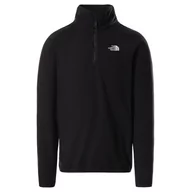 Bluzy męskie - Męski polar The North Face 100 Glacier 1/4 Zip black - XXL - miniaturka - grafika 1
