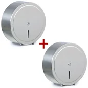 Dozowniki papieru i mydła dla firm - B2B Partner Pojemnik na papier toaletowy, stal nierdzewna, 310 × 125 mm - miniaturka - grafika 1