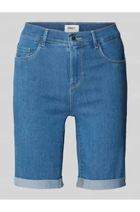 Szorty jeansowe o kroju slim fit z przeszytym brzegiem model RAIN - Only - Spodnie sportowe damskie - miniaturka - grafika 1