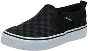 Sneakersy damskie - Vans Dziecięce Asher, Sneakersy, Checker Black, 36.5 EU - miniaturka - grafika 1