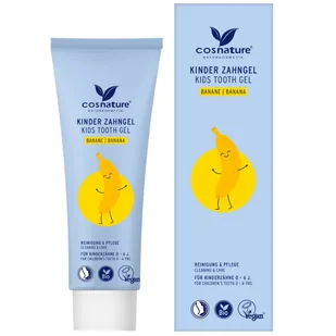 _Kids Tooth Gel żel do zębów bez fluoru dla dzieci 0-6 lat Bananowy - Kremy dla dzieci - miniaturka - grafika 1