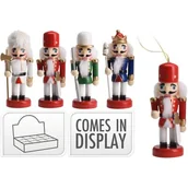 Ozdoby bożonarodzeniowe - Zawieszka Dziadek do orzechów 9 cm mix - miniaturka - grafika 1