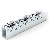 Pozostałe wyposażenie warsztatu - Wielokierunkowa uniwersalna rolka, nośność 5 kg, rozstaw 100 mm - miniaturka - grafika 1