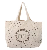 Zabawki interaktywne dla dzieci - Bloomingville Torba dla mamy Torba na zakupy Charlie Nature Cotton - miniaturka - grafika 1