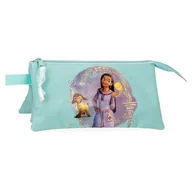Etui na dokumenty i karty - Joumma Disney Wish Dreamer Triple piórnik Niebieski 22x12x5 cms Poliester 1,32l, Niebieski, Talla única, Potrójne etui - miniaturka - grafika 1