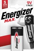 Baterie i akcesoria - Energizer - Bateria ENERGIZER MAX 9V (6F22) - miniaturka - grafika 1