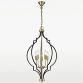 Lampy sufitowe - Cosmo Light Lampa wisząca NASHVILLE P05186BK AU P05186BK AU - miniaturka - grafika 1