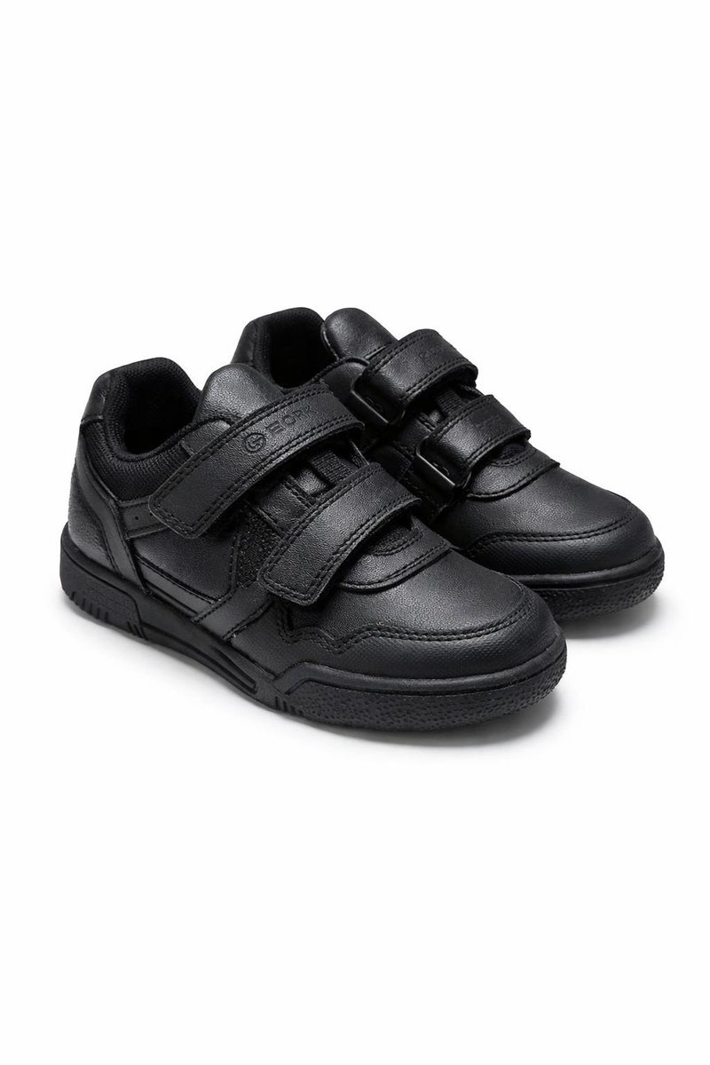 GEOX CZARNE SKÓRZANE SPORTOWE BUTY DZIECIĘCE Z RZEPAMI 25 6IA