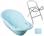 Wanienki dla dzieci - WANNA DLA DZIECKA DO KĄPIELI TEGA BABY "ZESTAW 2w1" WANIENKA 102cm + STOJAK - miniaturka - grafika 1