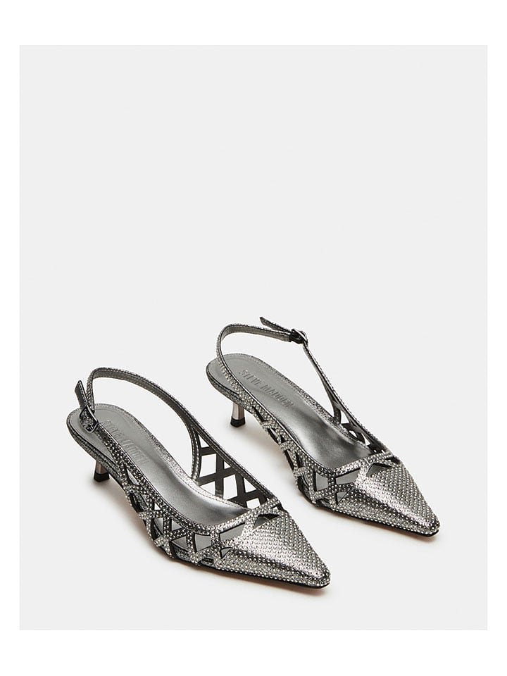 Steve Madden Czółenka w kolorze srebrnym