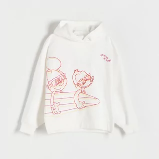 Bluzki dla dziewczynek - Reserved - Bluza Mickey Mouse - Kremowy - grafika 1