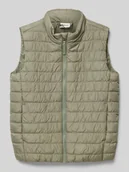 Kurtki i płaszcze dla chłopców - Kamizelka pikowana o kroju regular fit ze stójką - miniaturka - grafika 1