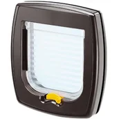 Pozostałe akcesoria dla kotów - Ferplast Swing 1 Drzwiczki brązowe - miniaturka - grafika 1