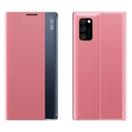 Etui i futerały do telefonów - New Sleep Case pokrowiec etui z klapką z funkcją podstawki Xiaomi Redmi Note 11T 5G / Redmi Note 11S 5G / Poco M4 Pro 5G  różowy - miniaturka - grafika 1