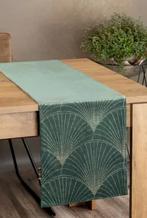 Bieżnik 35 x 220 Dekoracyjny Velvet Blink14 C. Mię - Obrusy i serwetki - miniaturka - grafika 1