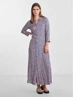 Sukienki - YAS Sukienka koszulowa Savanna 26022663 Kolorowy Loose Fit - miniaturka - grafika 1